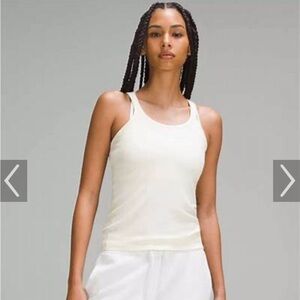 NWT Lululemon Hold Tight Thin Strap Racerback Tank Top in Sundance. Size 4.